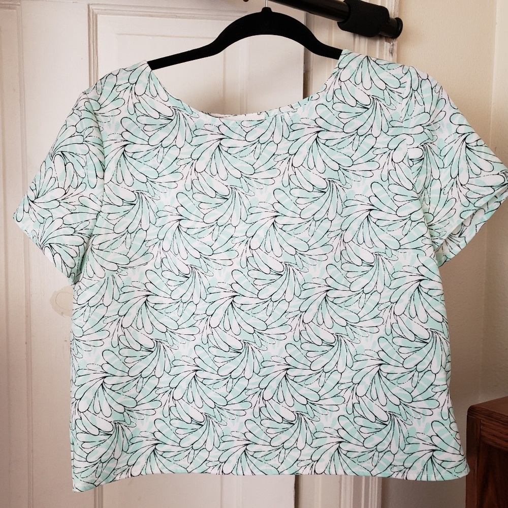 BCNU Crop Top with foldover back